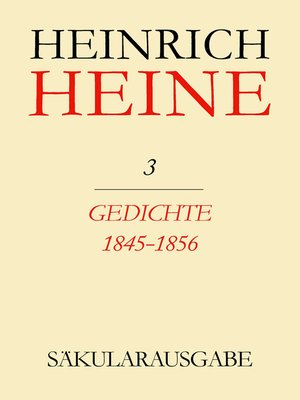cover image of Gedichte 1845-1856